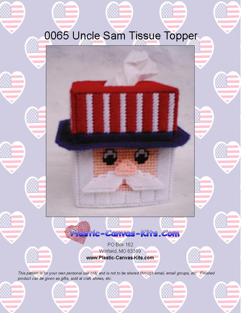 Uncle Sam Tissue Topper