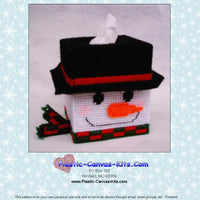 Snowman Face Tissue Topper