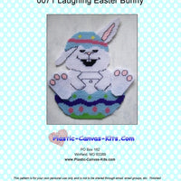 Laughing Easter Bunny in Egg