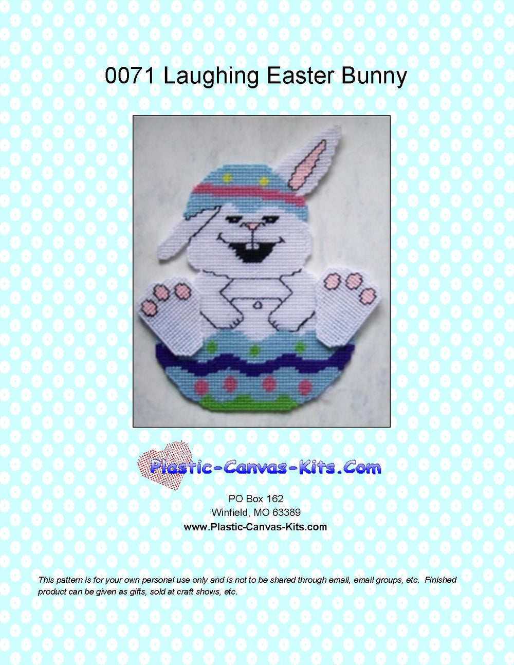 Laughing Easter Bunny in Egg