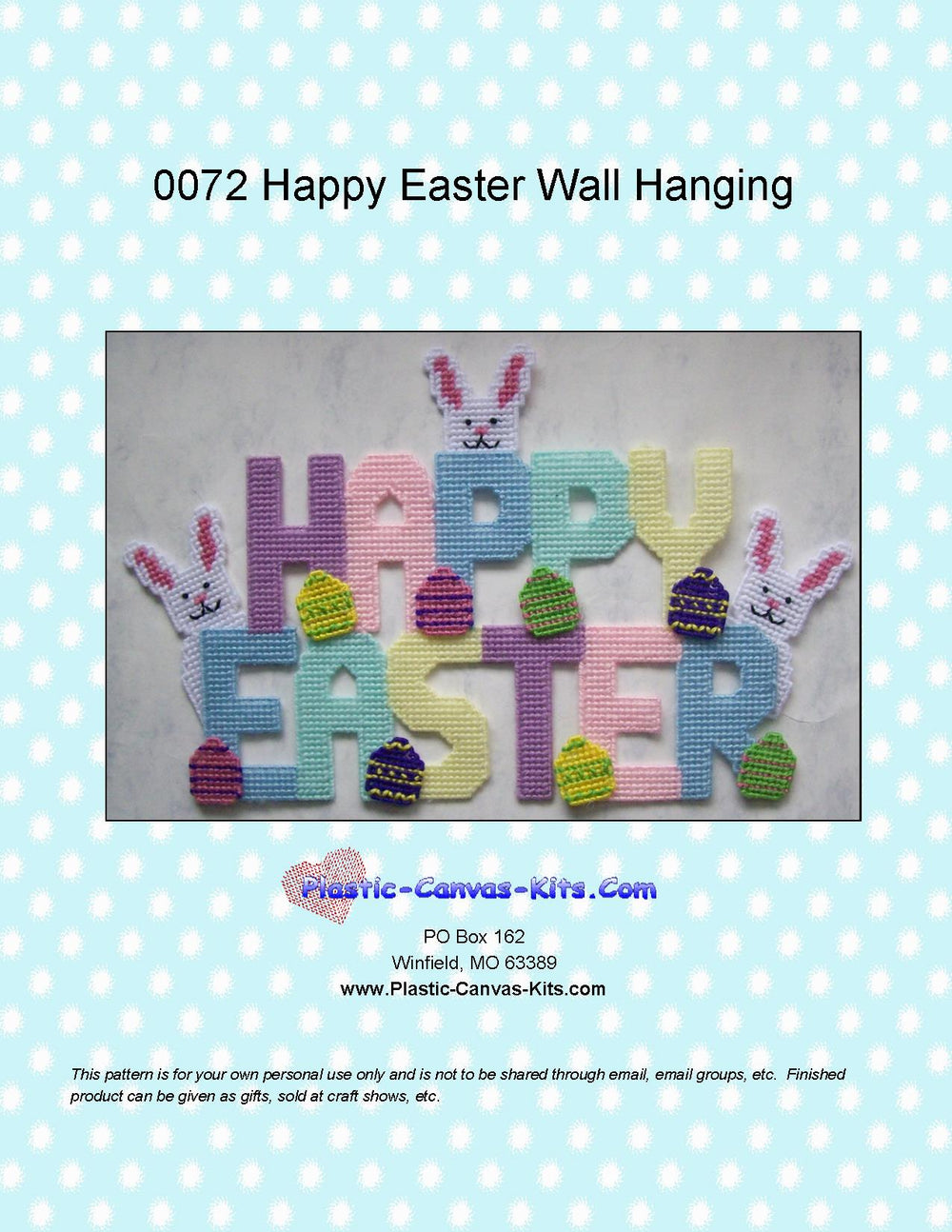 Happy Easter Wall Hanging