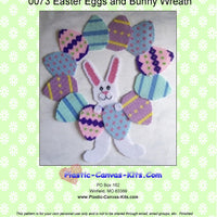 Easter Eggs and Bunny Wreath