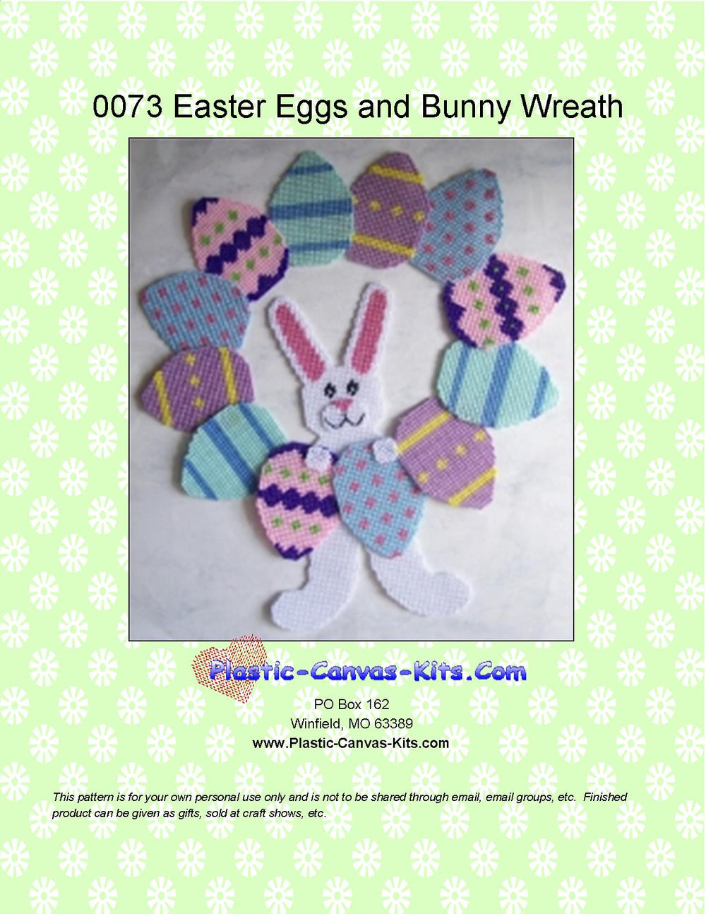 Easter Eggs and Bunny Wreath