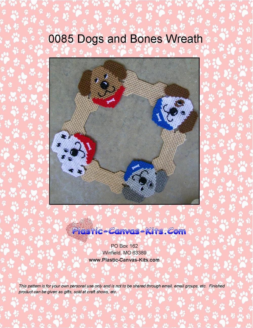 Dogs and Bones Wreath