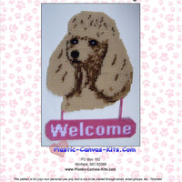 Poodle Welcome Sign