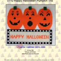 Happy Halloween Pumpkin Trio