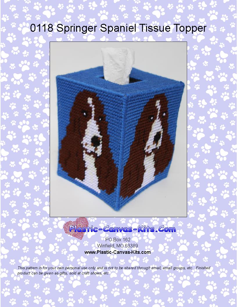 Springer Spaniel Tissue Topper