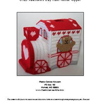 Valentine's Day Train Tissue Topper