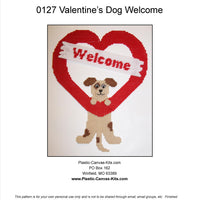 Valentine's Welcome Dog
