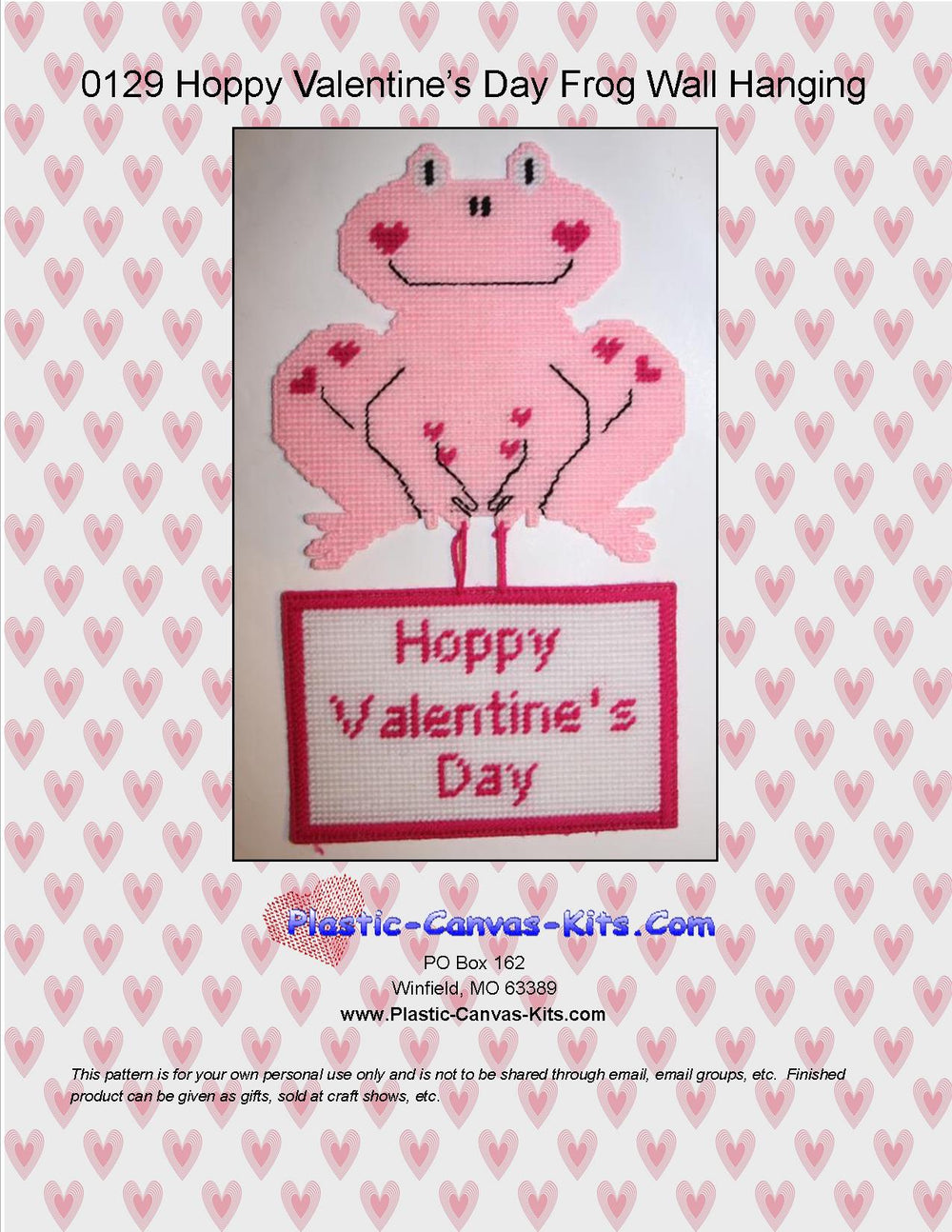 Hoppy Valentine's Day Frog