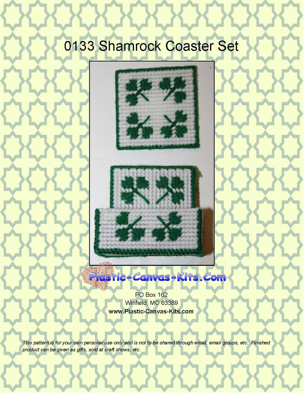 Shamrock Coaster Set