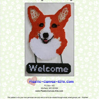 Corgi Welcome Sign