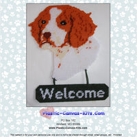 Brittany Spaniel Welcome Sign