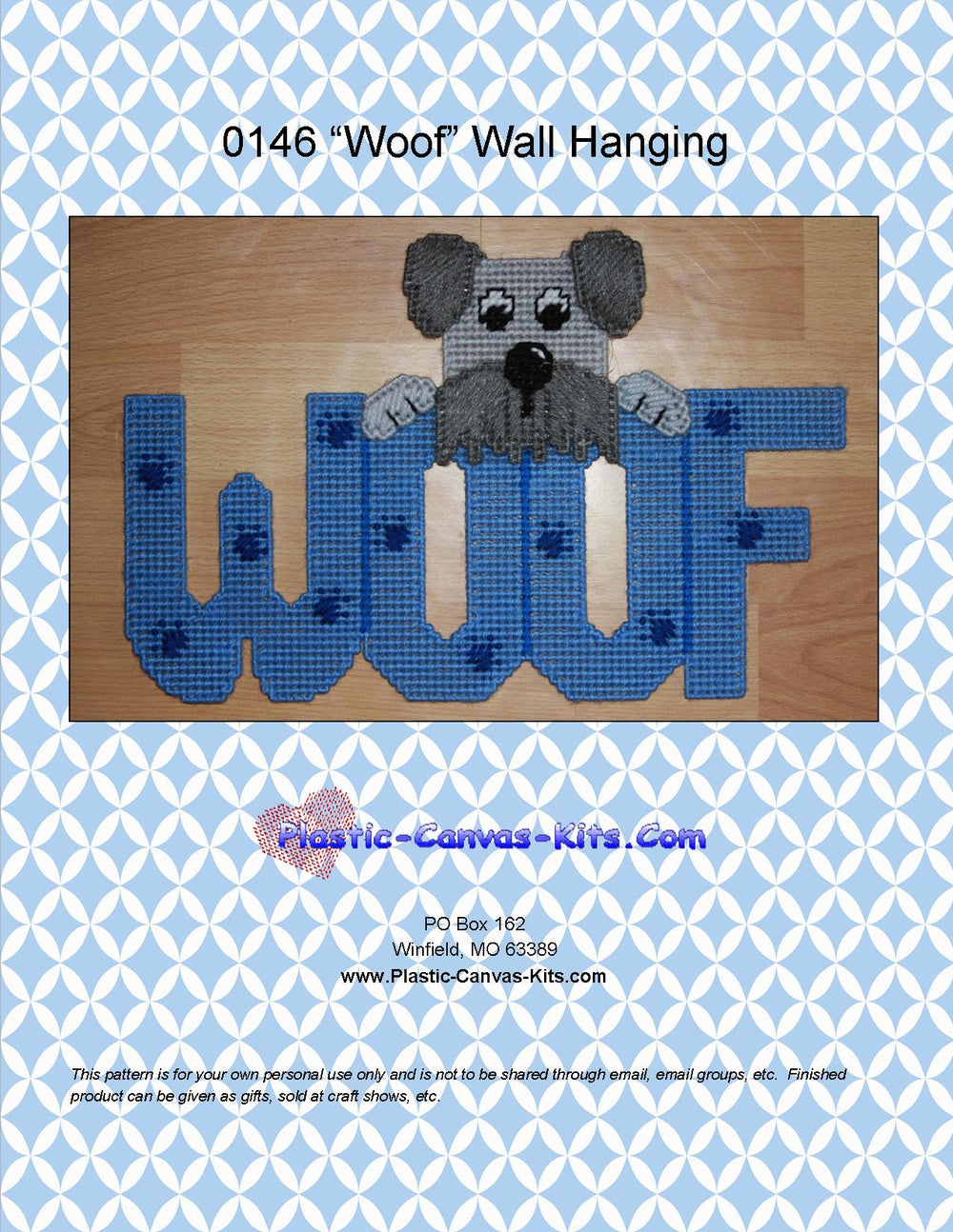 WOOF Wall Hanging