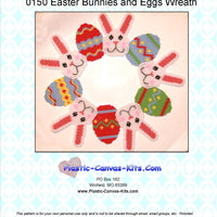 Easter Bunnies and Eggs Wreath