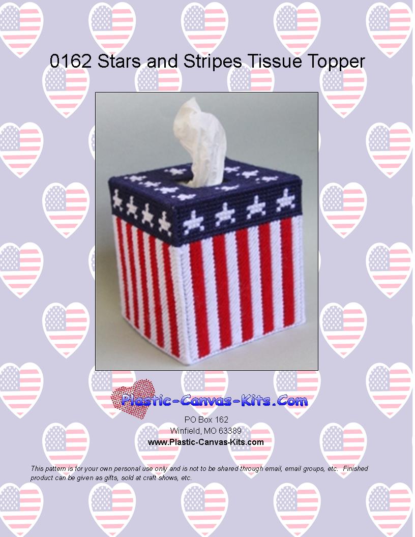 Stars and Stripes Tissue Topper
