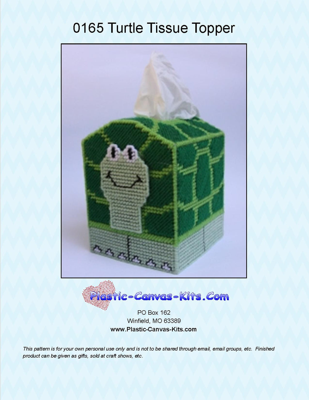 Turtle Tissue Topper