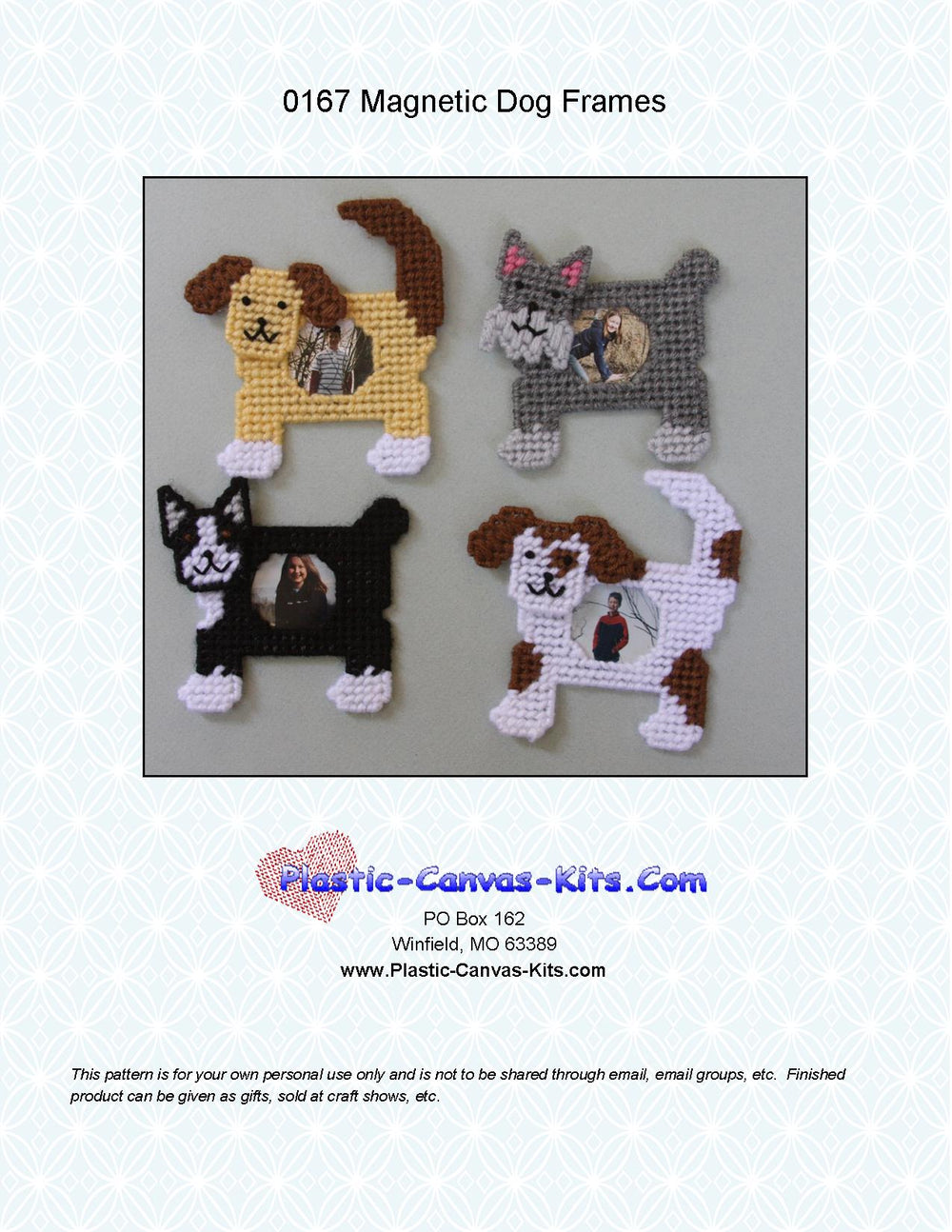 Magnetic Dog Frames