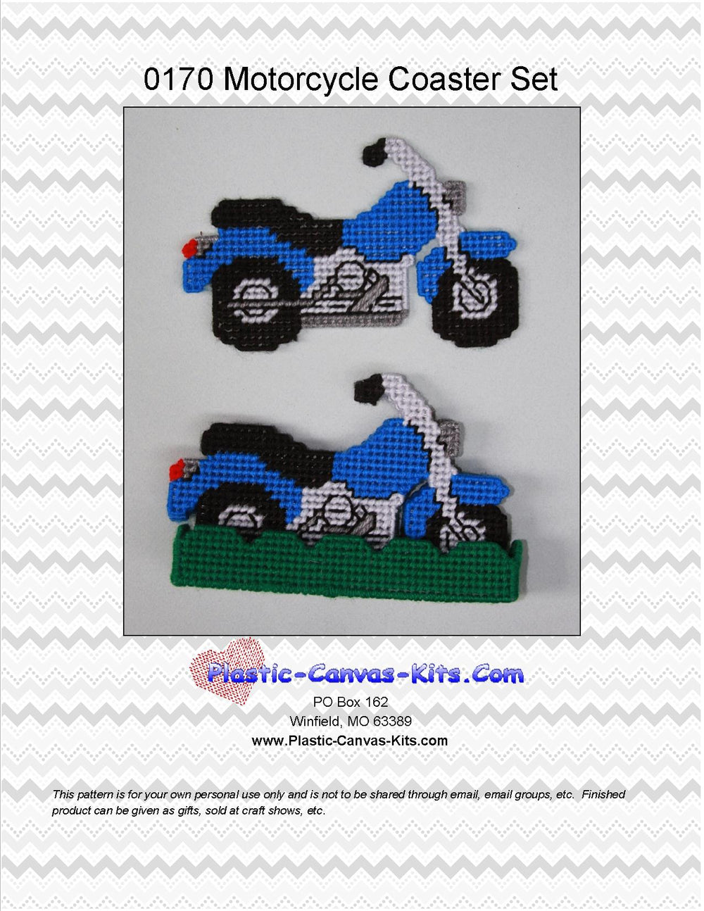 Motorcycle Coaster Set
