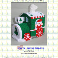 Christmas Train Tissue Topper