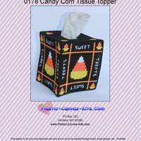 Candy Corn Tissue Topper