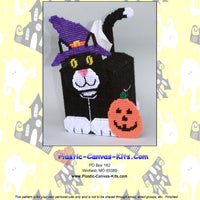 Halloween Cat Tissue Topper