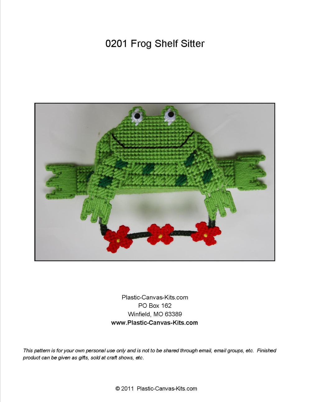 Frog Shelf Sitter