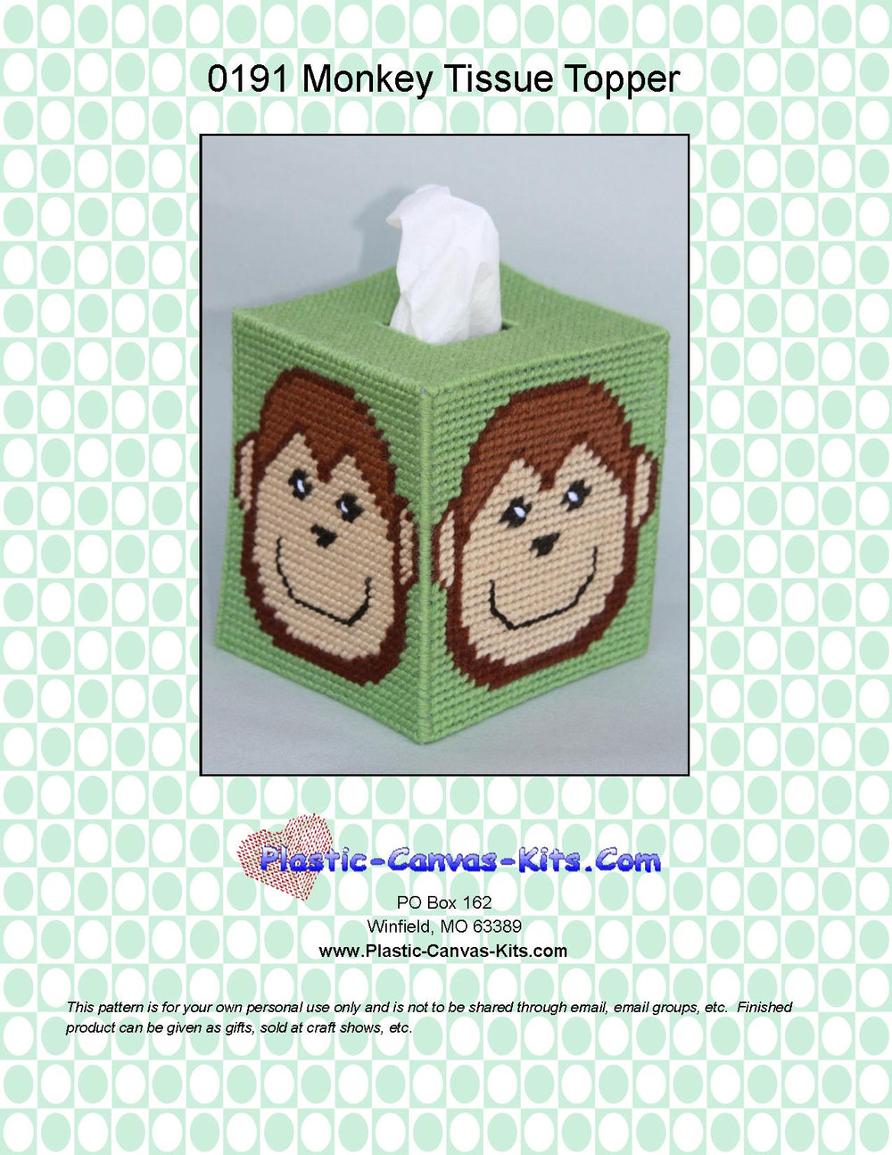 Monkey Tissue Topper