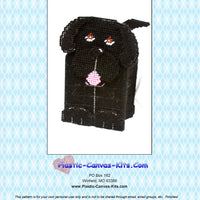 Black Labrador Retriever 3-D Tissue Topper