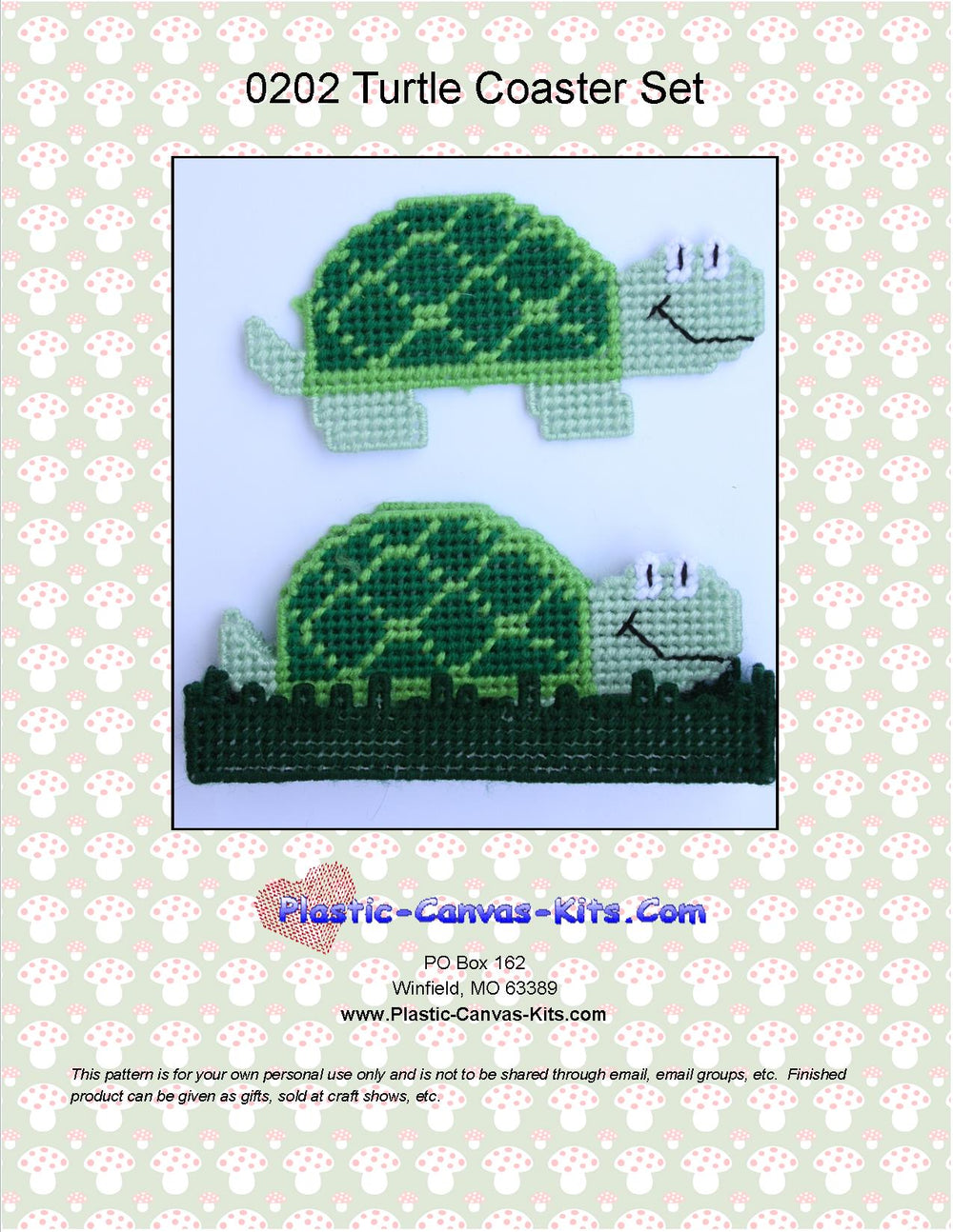 Turtle Coaster Set