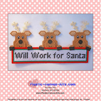 Will Work for Santa Reindeer