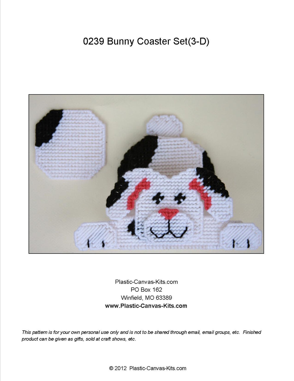 Bunny Coaster Set