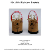 Mini Reindeer Baskets