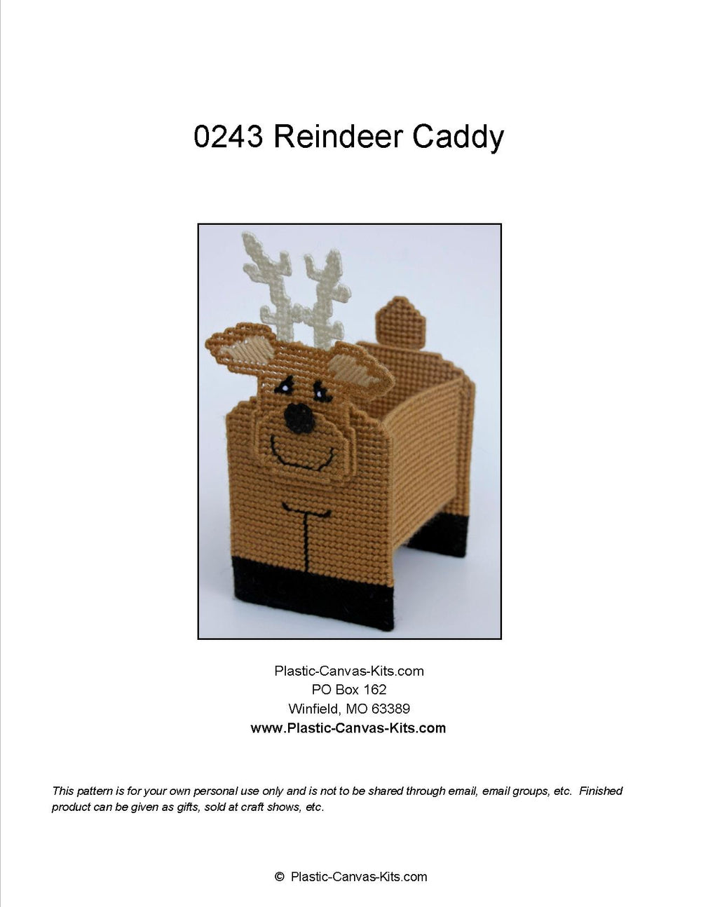 Reindeer Caddy