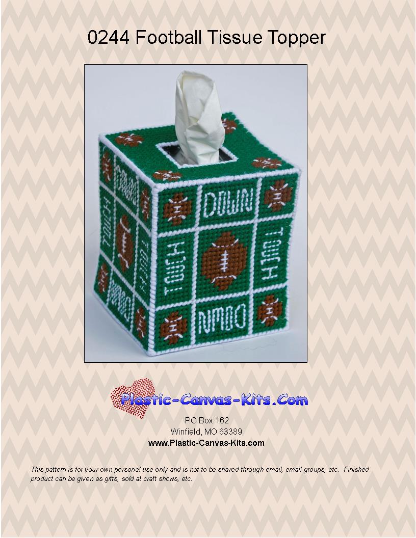 Football Tissue Topper