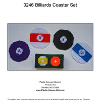 Billiards Coaster Set