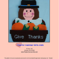 Give Thanks Pilgrim with Basket