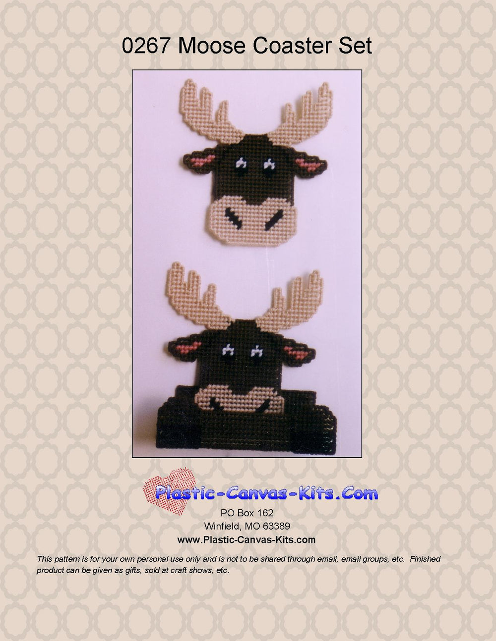 Moose Coaster Set