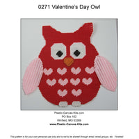 Valentine's Day Owl Wall Hanging
