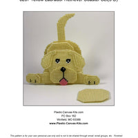 3D Yellow Labrador Retriever Coaster Set