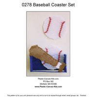Baseball Coaster Set