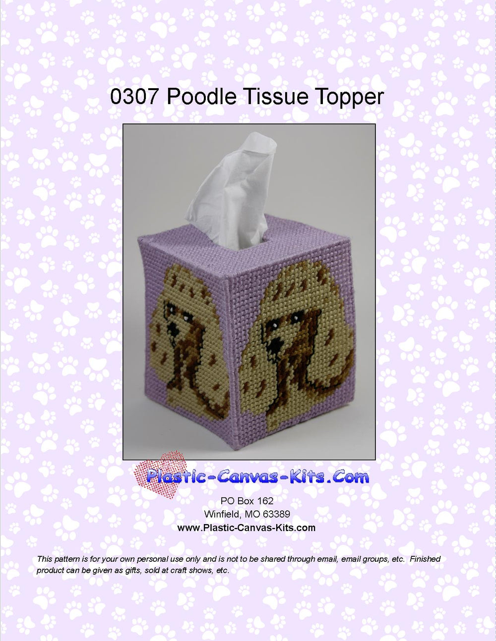 Poodle Tissue Topper