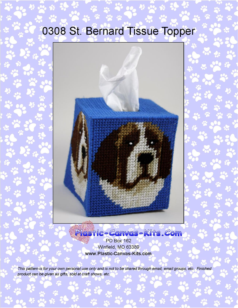 St. Bernard Tissue Topper