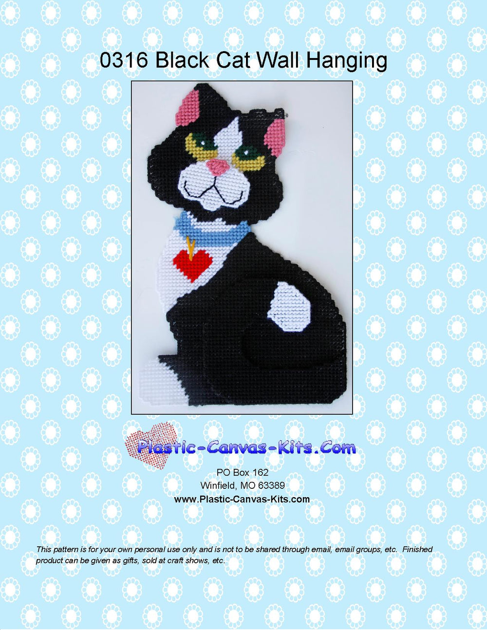 Black Cat Wall Hanging