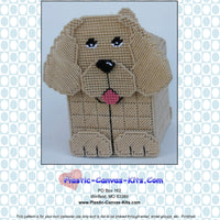 3-D Cocker Spaniel Tissue Topper