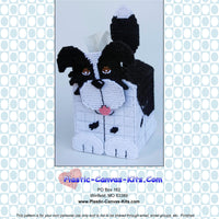 3-D Border Collie Tissue Topper