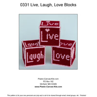 Live, Laugh, Love Blocks