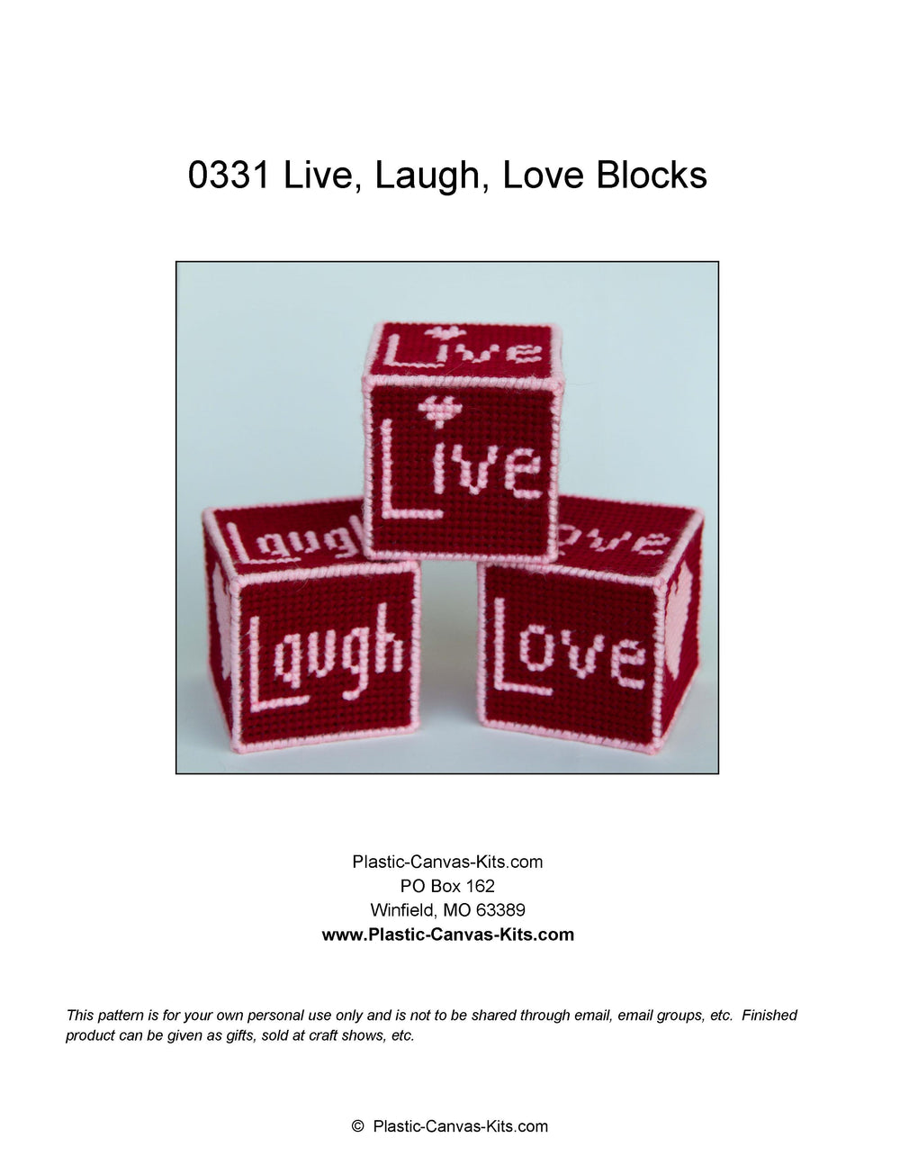 Live, Laugh, Love Blocks