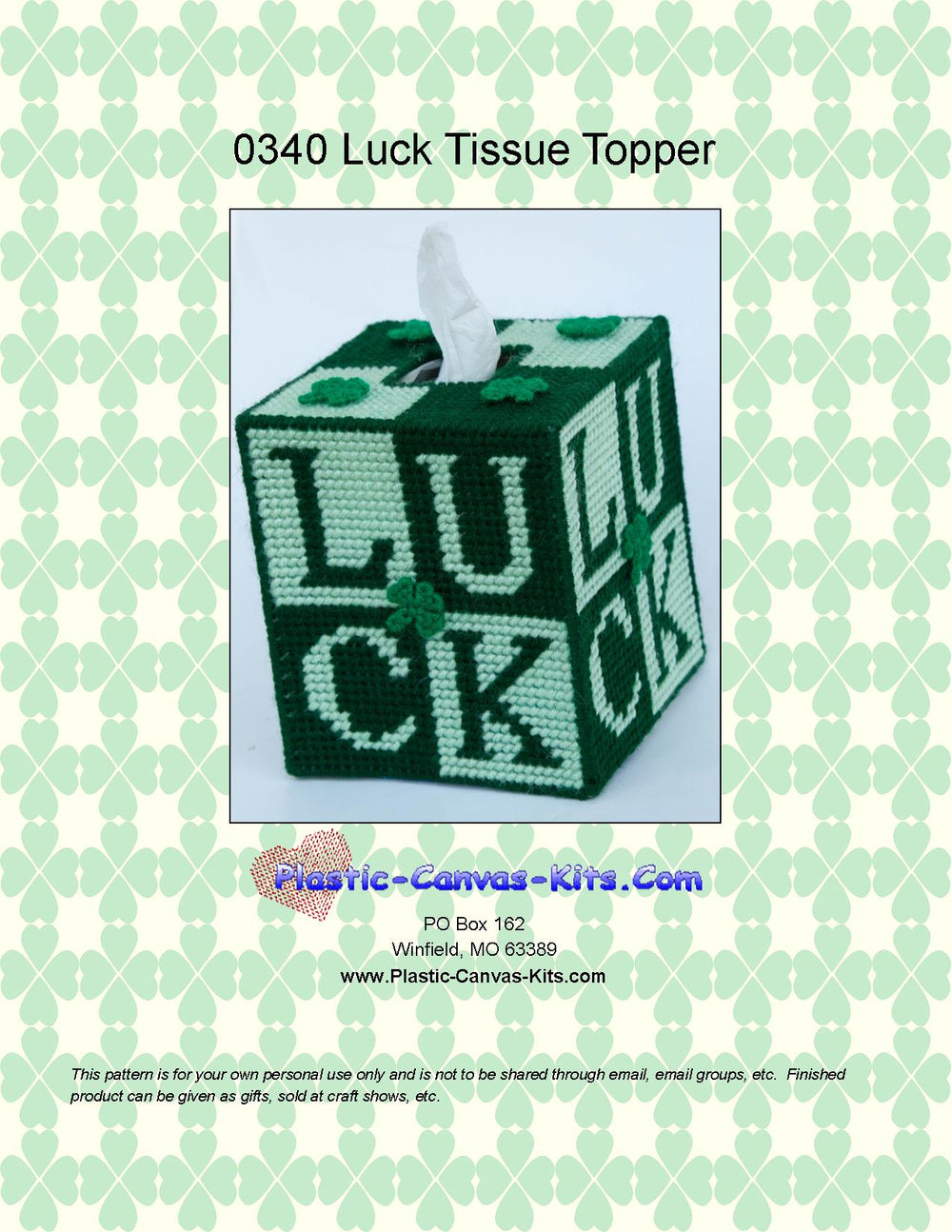 LUCK Tissue Topper