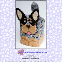 Australian Cattle Dog 3-D Tissue Topper